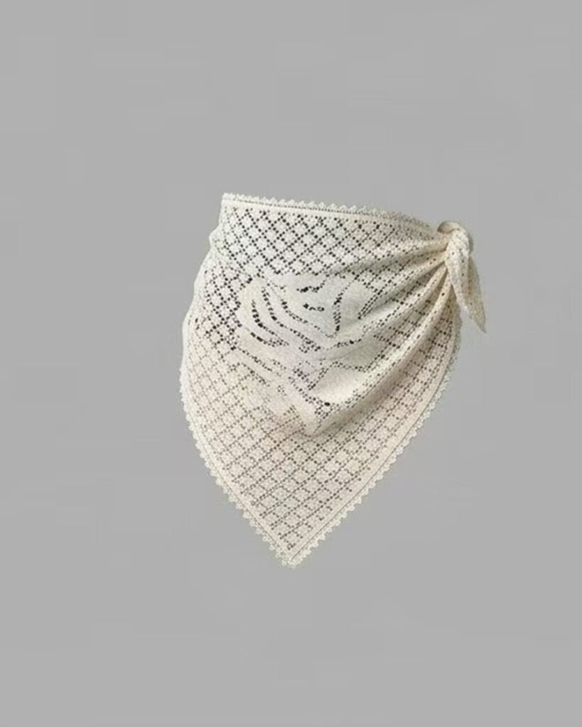 Openwork Crochet Beanie EA-A-104