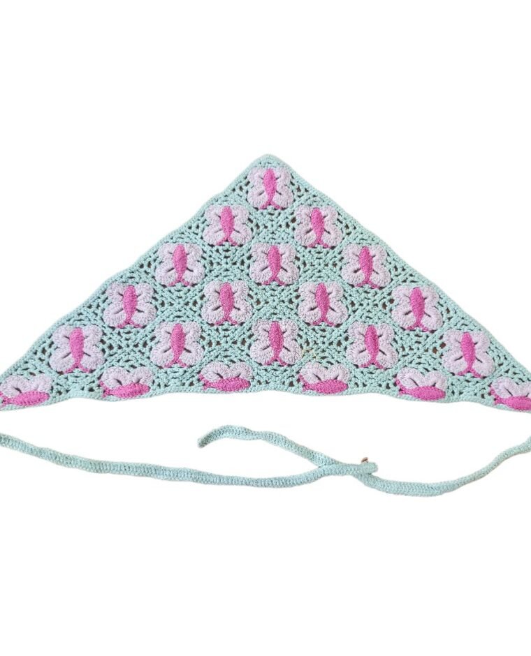 Granny Square Crochet Bandana EA-A-113
