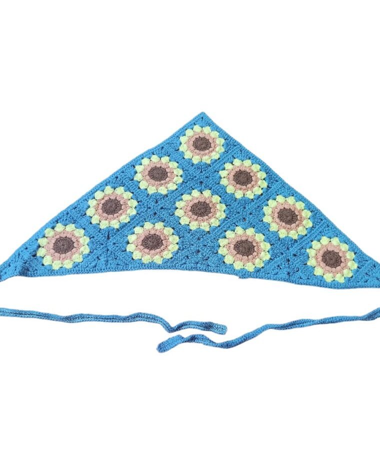 Flower Motif Crochet Bucket Hat EA-A-118