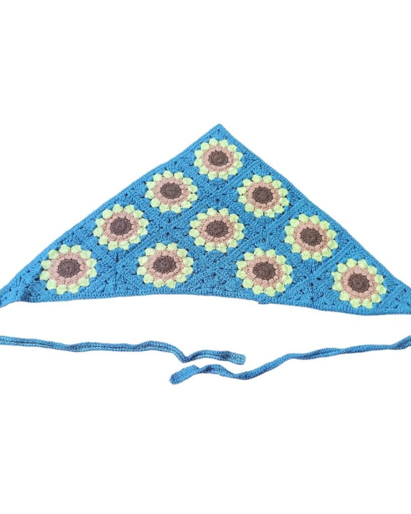 Flower Motif Crochet Bucket Hat EA-A-118