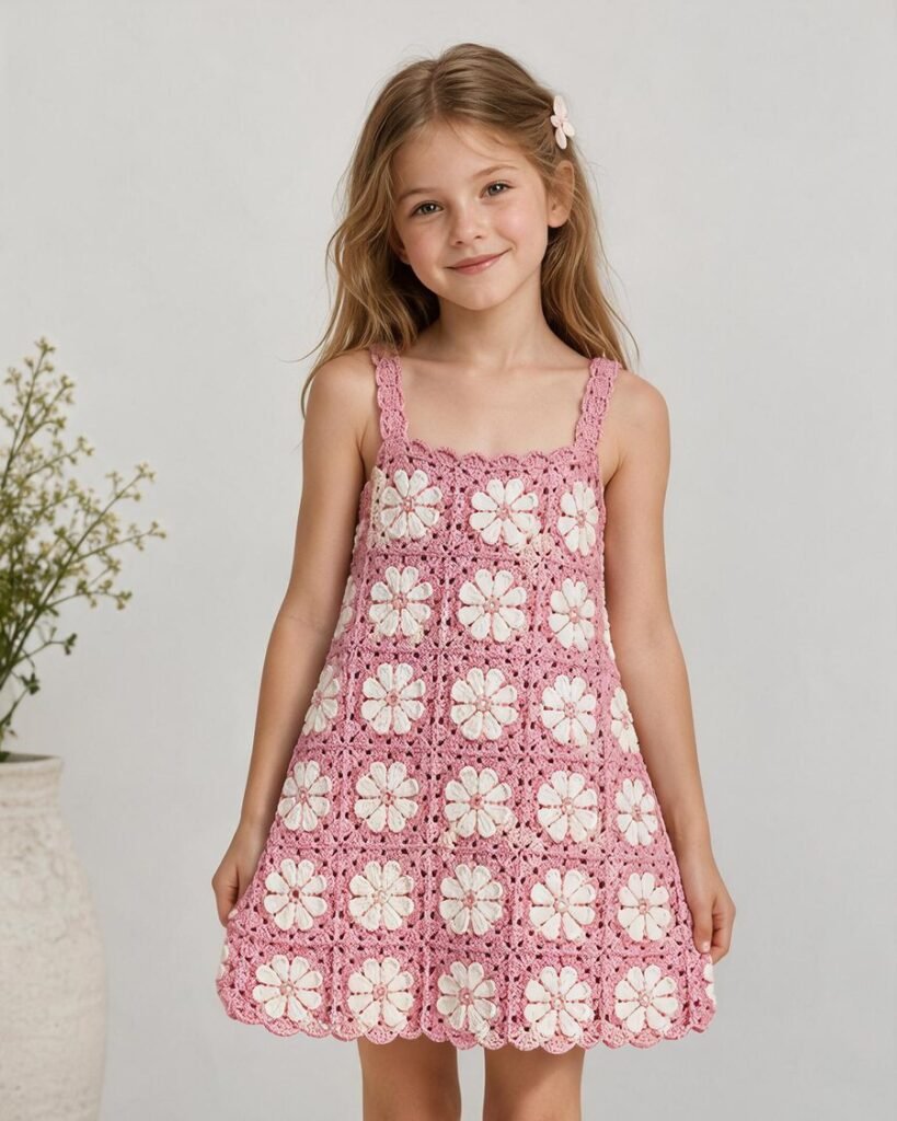 Children's Ribbed Crochet Sleep Set EA-C-112