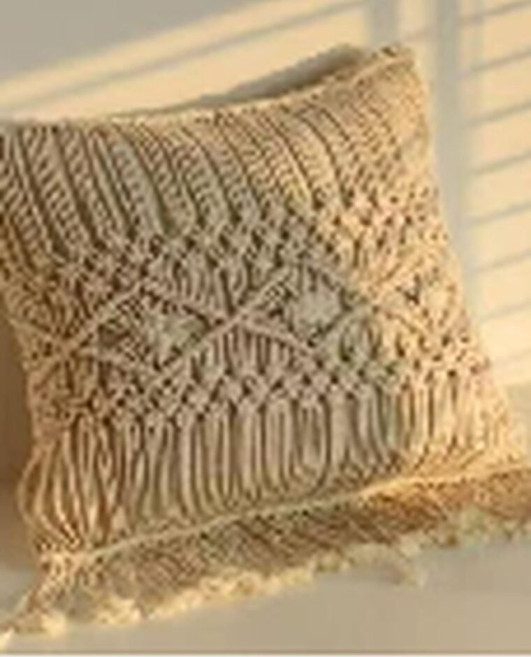 Mesh Crochet Throw Blanket EA-H-101